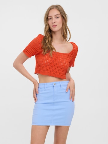 VERO MODA Shirt 'JADA' in Oranje: voorkant