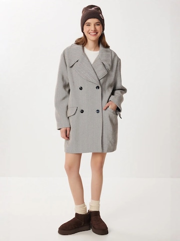 Manteau mi-saison Happiness İstanbul en marron : devant