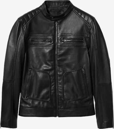 MANGO MAN Prehodna jakna | črna barva, Prikaz izdelka