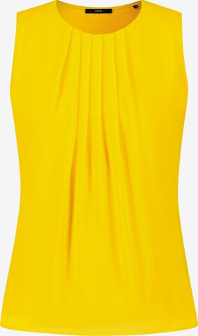 Camicia da donna di zero in giallo: frontale