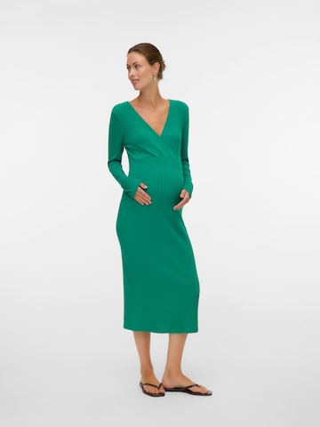 MAMALICIOUS - Vestido en verde: frente