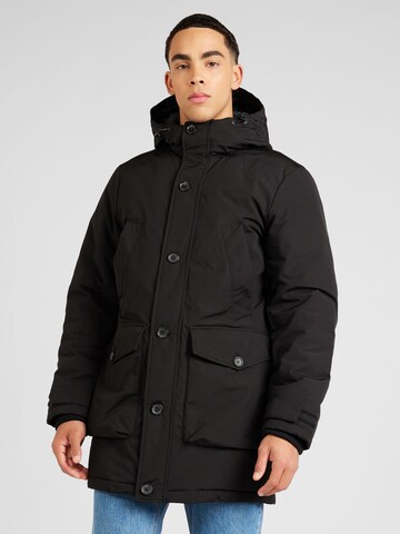 s.Oliver Winter Parka in Black: front