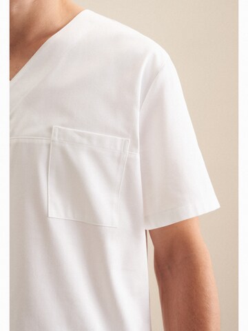 Coupe regular Chemise SEIDENSTICKER en blanc