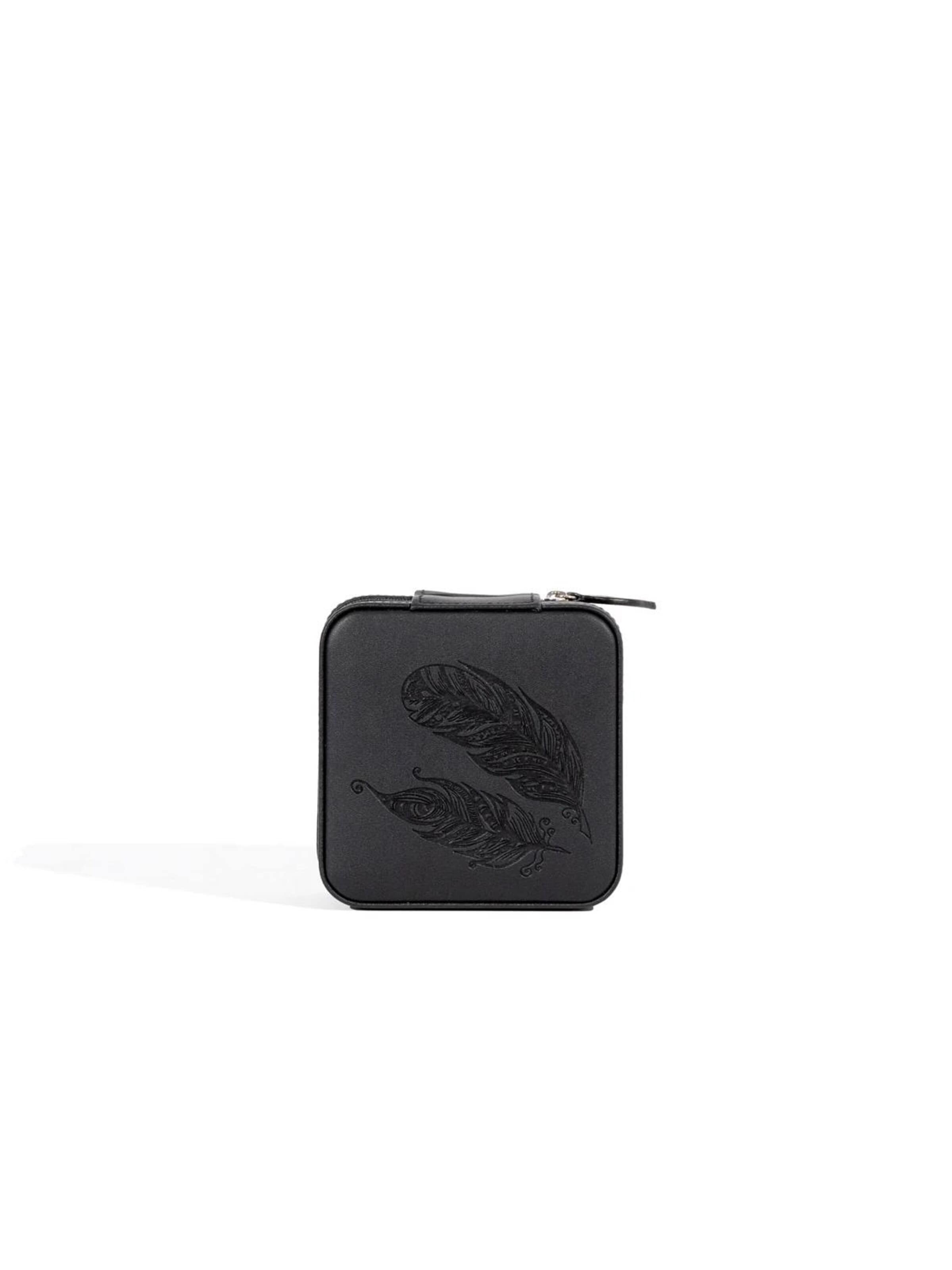 Friedrich23 Etui 'BOHO Schmucketui'‌‌‌ in Schwarz: Vorderseite