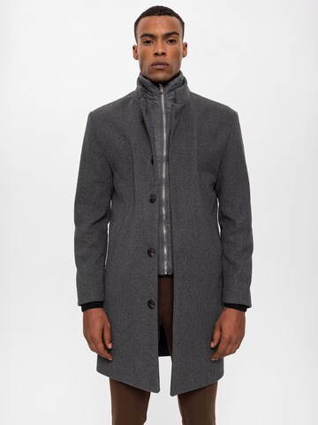 Manteau mi-saison Antioch en gris : devant