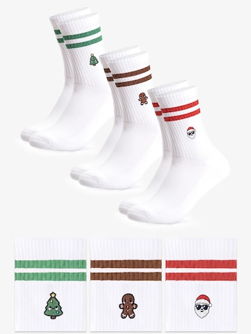 Occulto Sports socks 'Rudi' in White