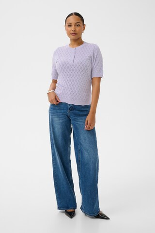 Kaffe Sweater in Purple