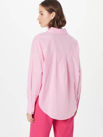 PIECES Blouse 'Tanne' in Roze