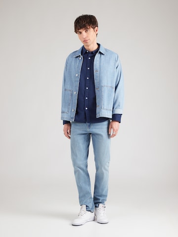 Pepe Jeans Средняя посадка Рубашка в Синий