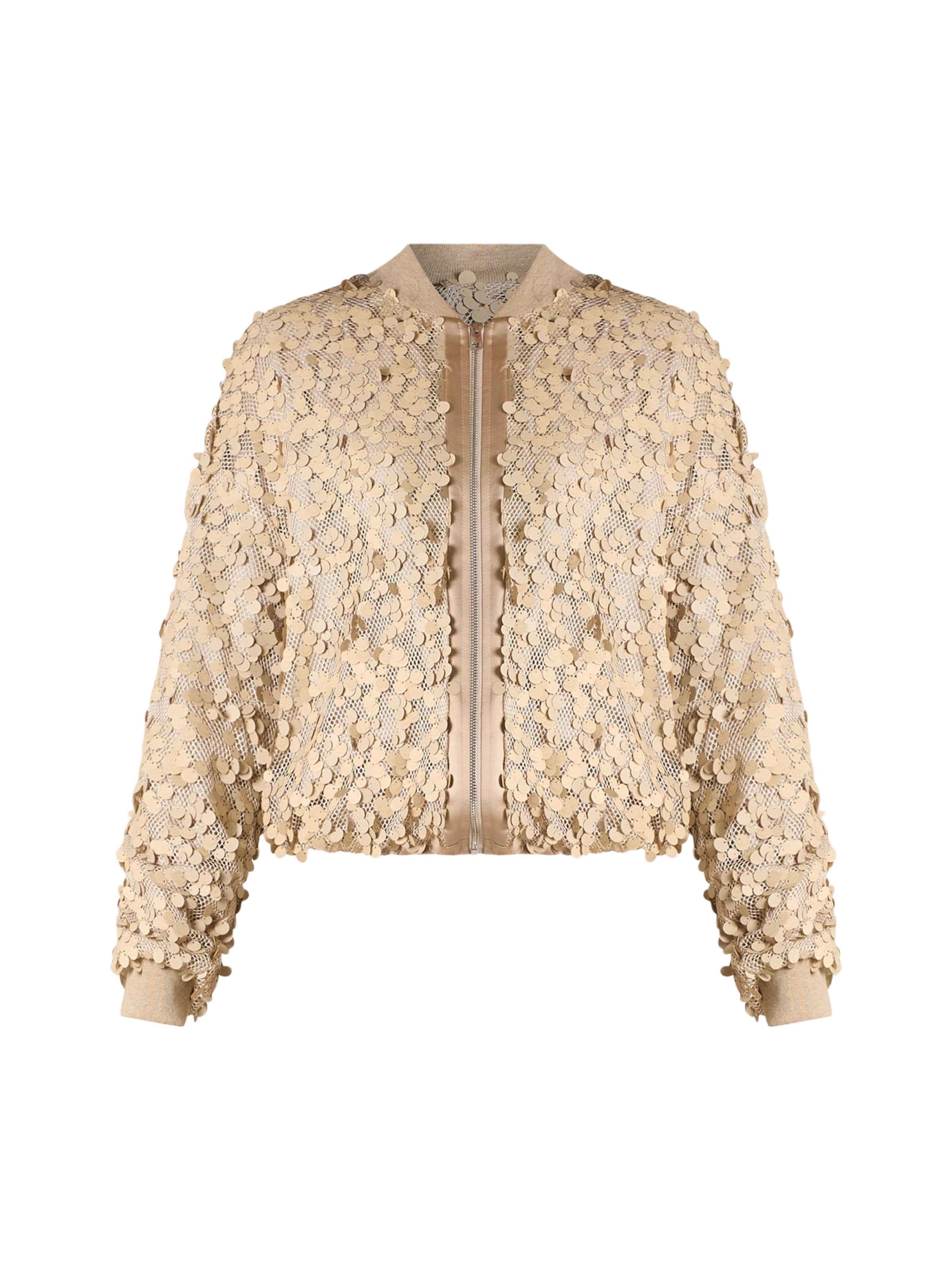 Veste mi-saison HAVE ONE en beige : devant
