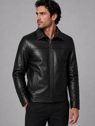 CYCAS D'OR Between-season jacket 'Kent' in Black: front
