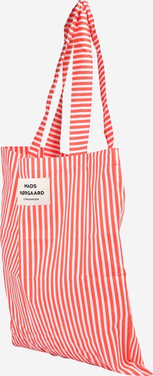 MADS NORGAARD COPENHAGEN Shopper torba u lubenica roza / bijela, Pregled proizvoda