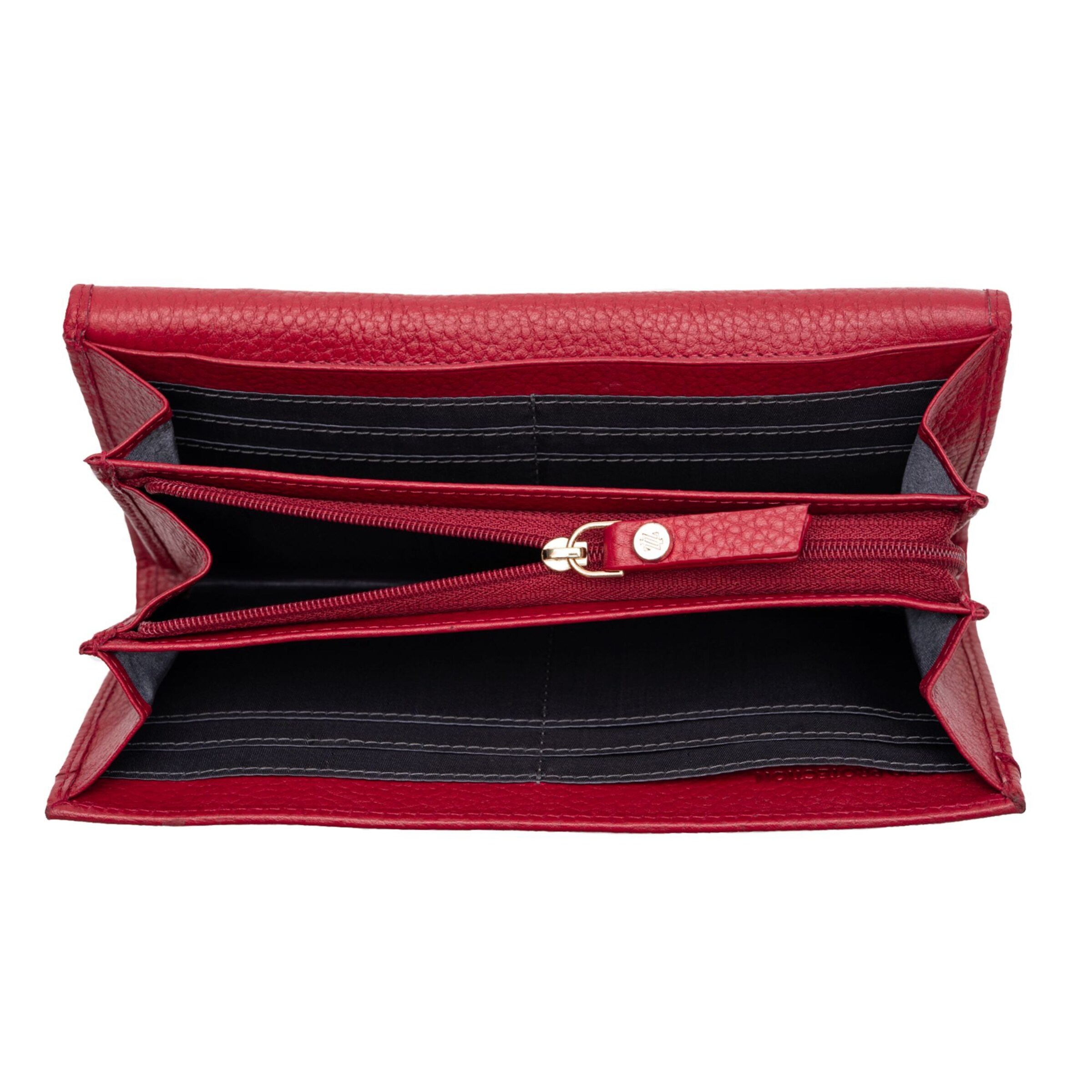 Portamonete 'Bologna' di Lazarotti in rosso