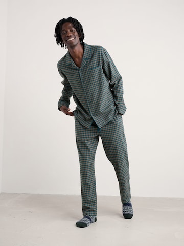 Pyjama long 'Netter' Seasalt Cornwall en vert : devant