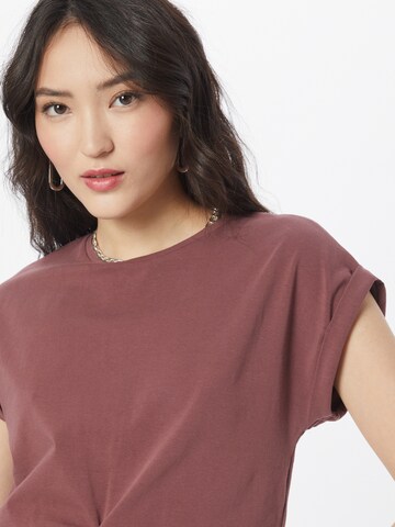 T-shirt 'REIGN' ONLY en marron