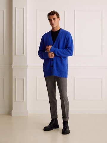 Guido Maria Kretschmer Men Strickjacke 'Dennis' in Blau