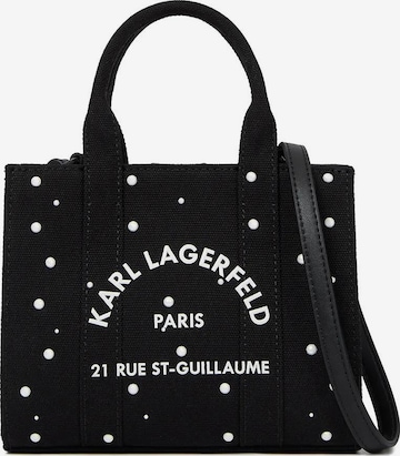 Karl LagerfeldRučna torbica 'Rue St-Guillaume' - crna boja: prednji dio