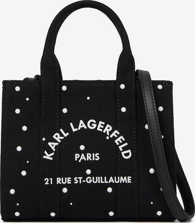 One Size dydžio Rankinė 'Rue St-Guillaume' iš Karl Lagerfeld, spalva – kremo / juoda, Prekių apžvalga