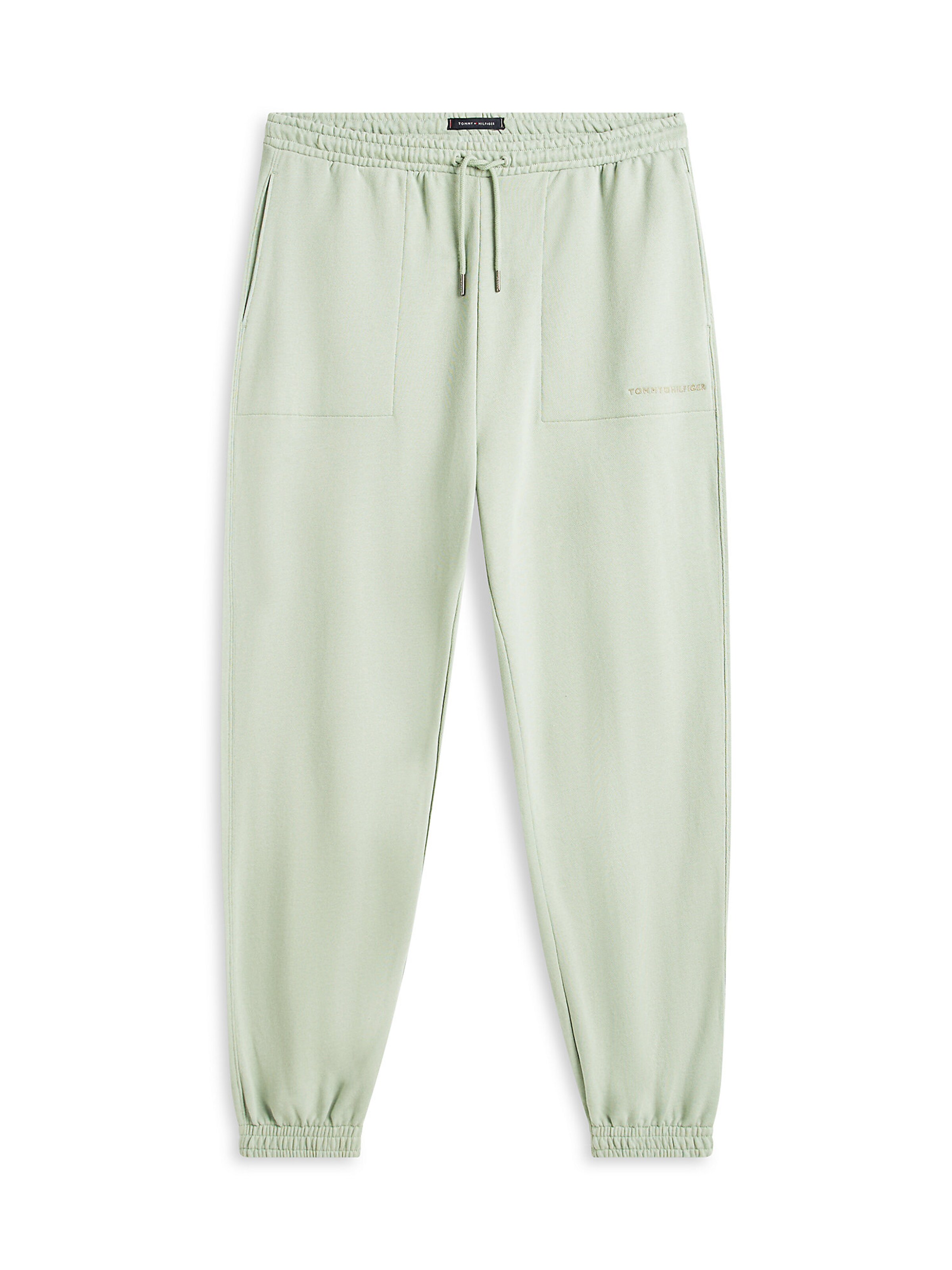 Pantalon de pyjama TOMMY HILFIGER en vert : devant
