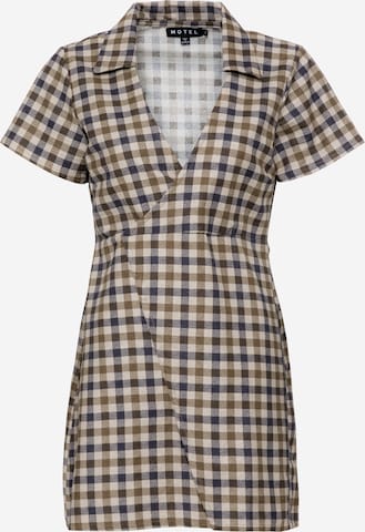 Motel Shirt Dress 'Adolfy' in Beige: front