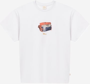 BLKVIS - Camisa 'Shoebox' em branco: frente