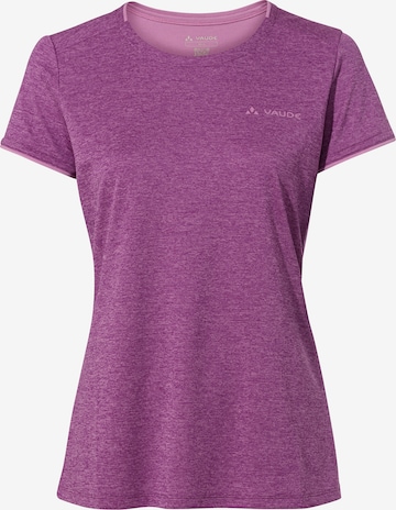 VAUDE Performance shirt 'Essential' in Purple: front