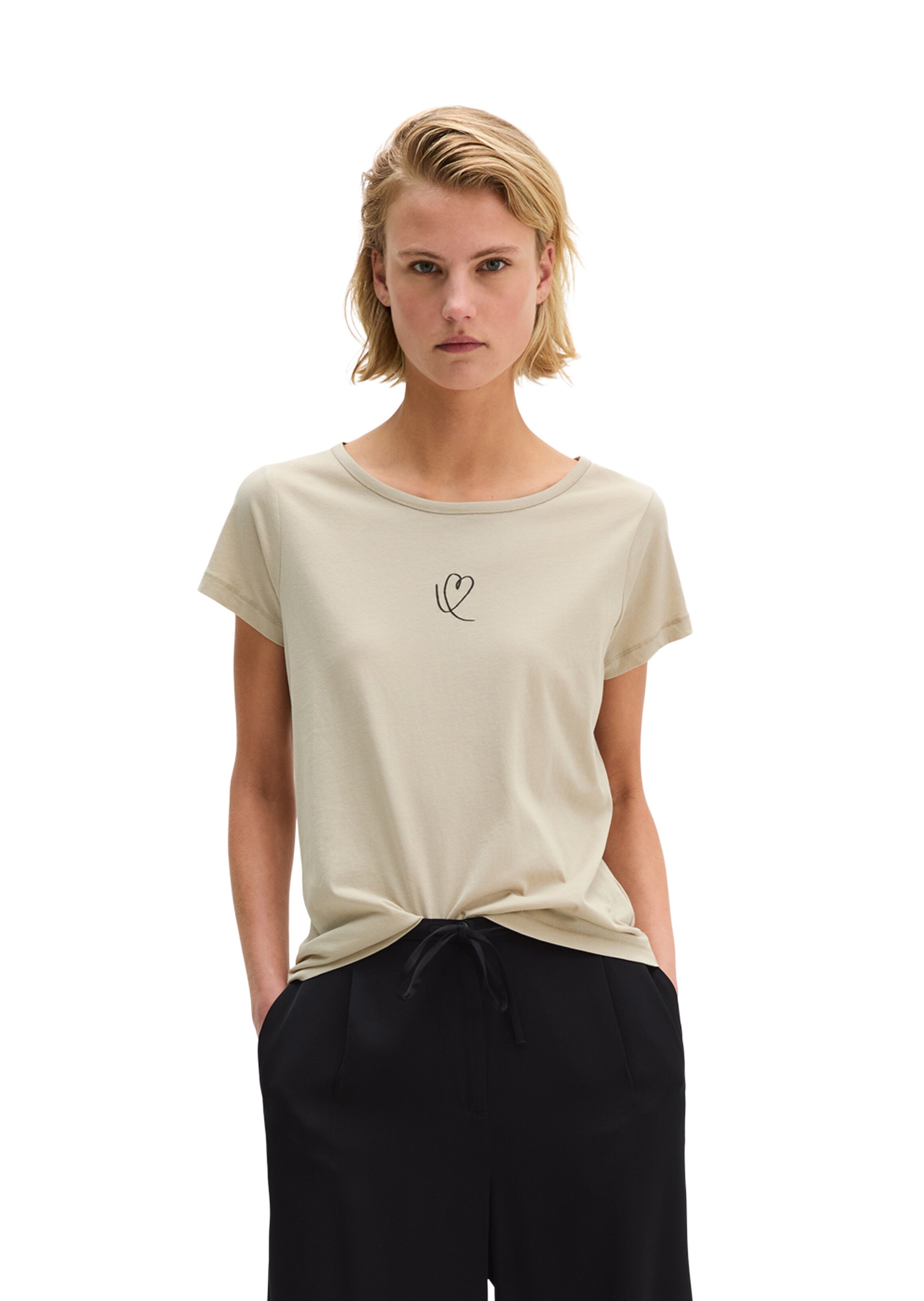 Marc O'Polo Shirt in Beige: front