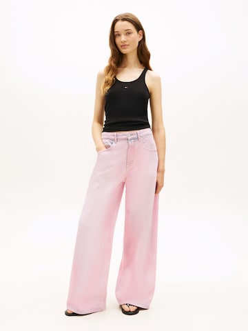 juoda Tommy Jeans Palaidinė be rankovių