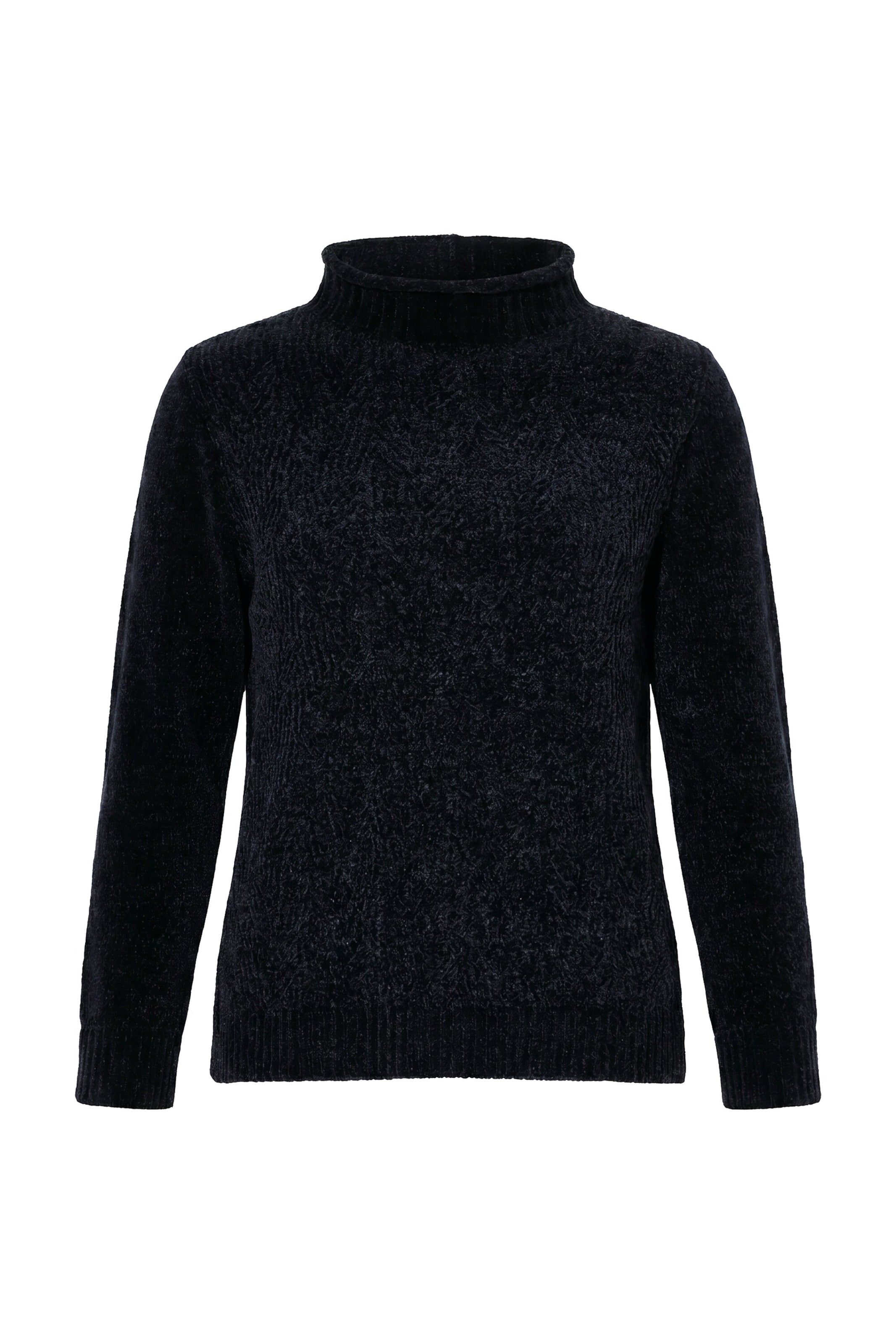 Ulla Popken Pullover in Schwarz: Vorderseite