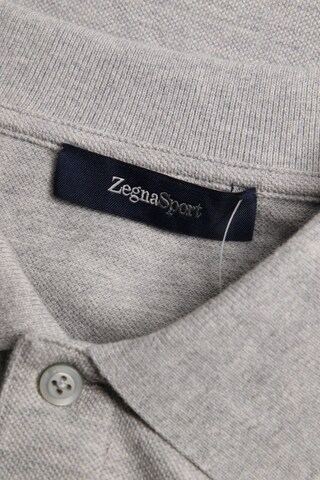 Zegna Poloshirt XXL in Grau