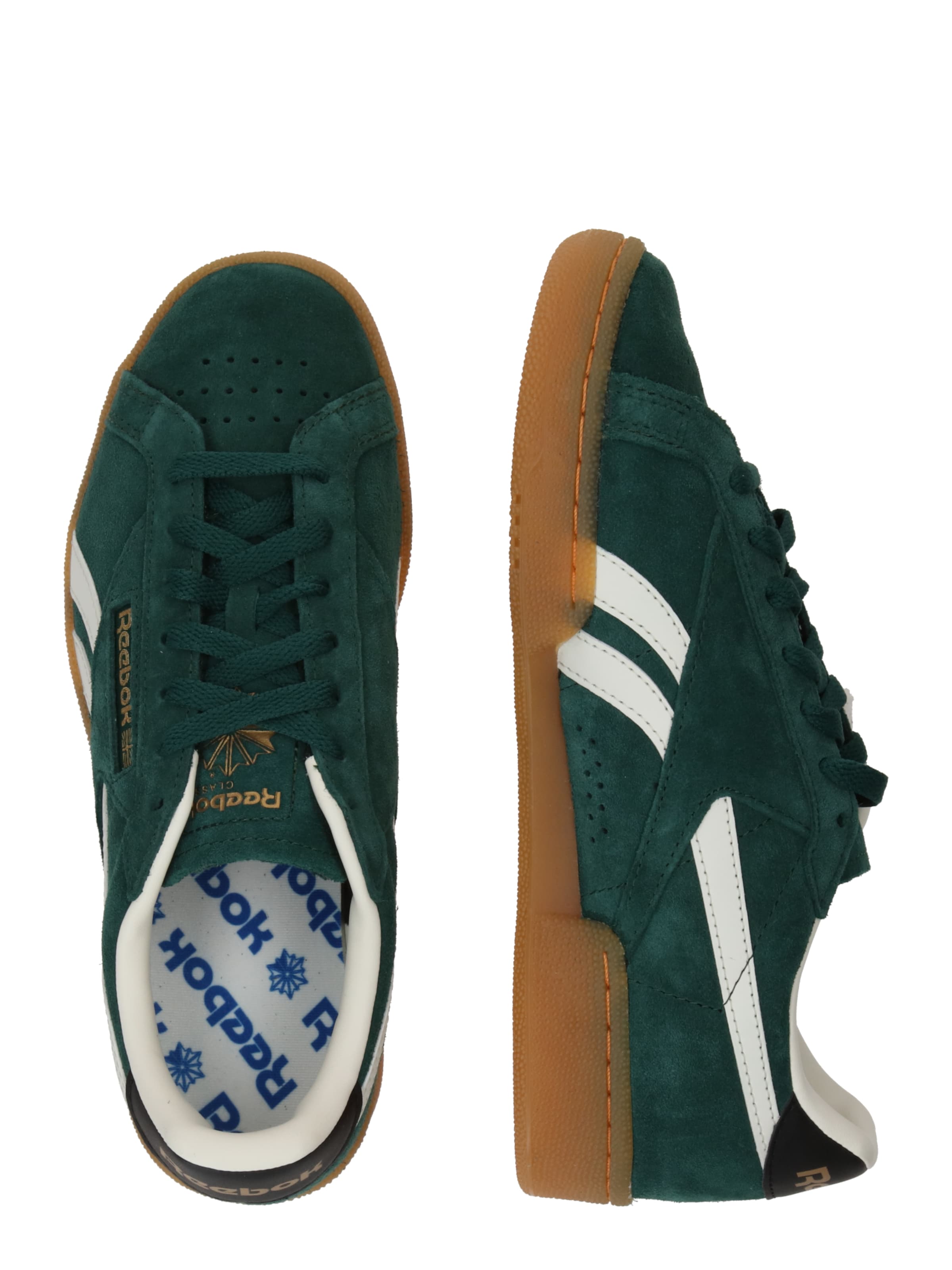 Sneaker bassa 'Club C Grounds' di Reebok in verde