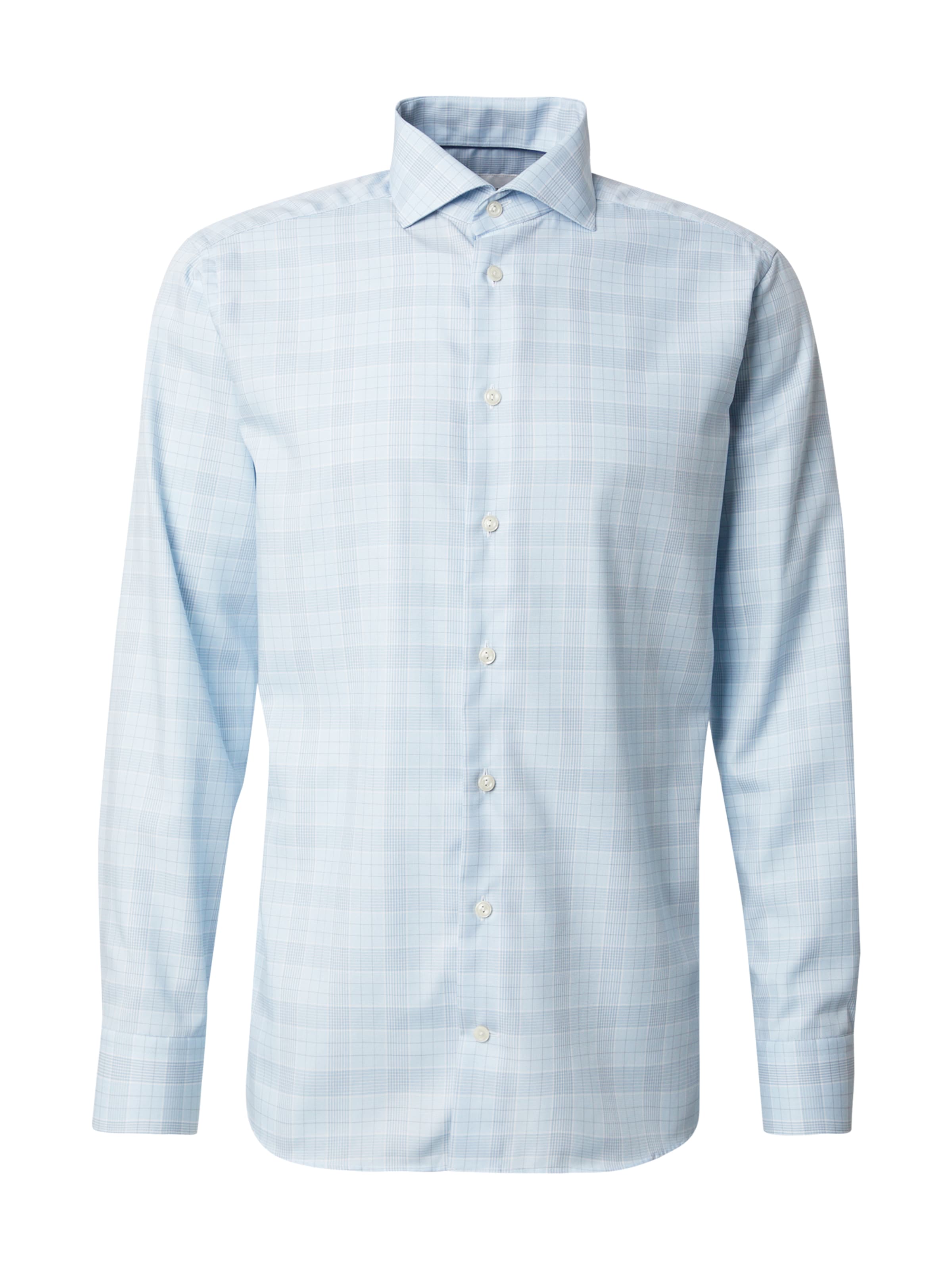 ETON Regular Fit Hemd in Blau: Vorderseite