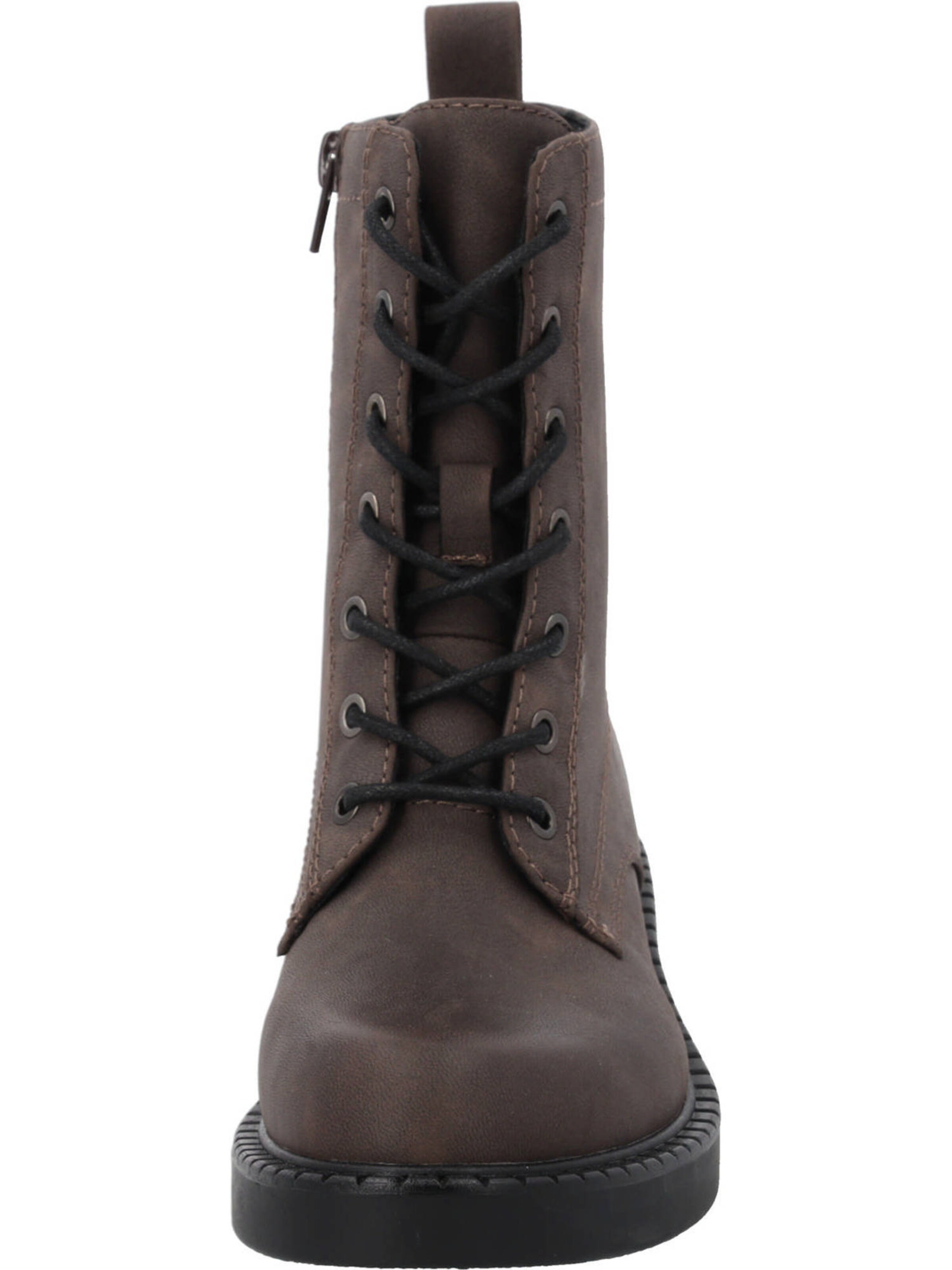 Palado by Sila Sahin Schnürstiefel 'Xeldra' in Grau