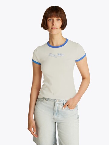 TOMMY HILFIGER Μπλουζάκι σε λευκό: μπροστά