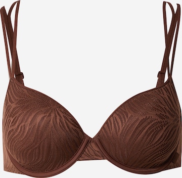 Calvin Klein Underwear Bra in Brown: front