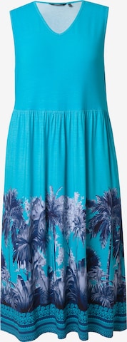 Robe Ulla Popken en bleu : devant