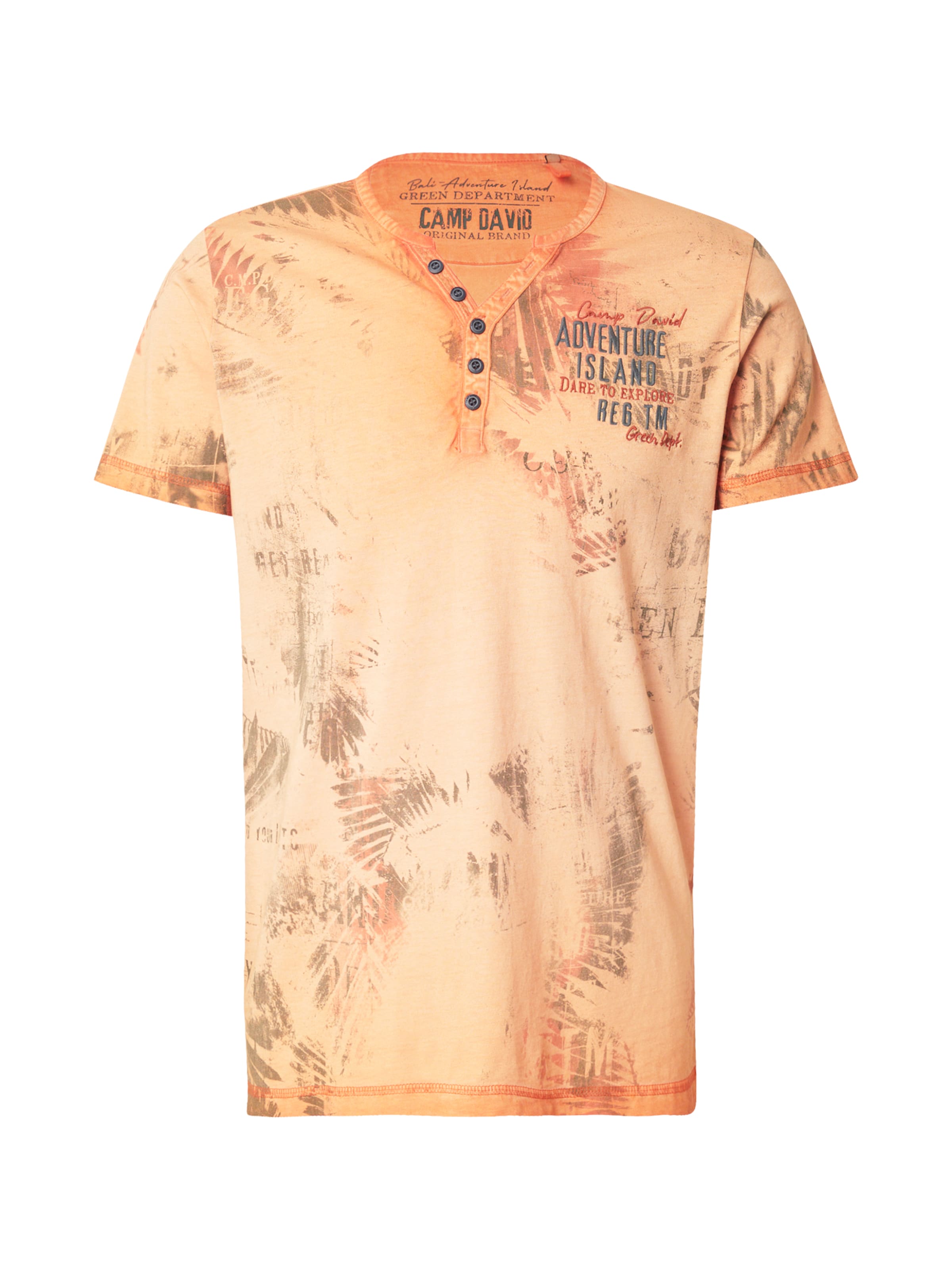 CAMP DAVID Paita värissä oranssi: etupuoli