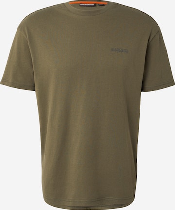 T-Shirt 'S-YOURTE' NAPAPIJRI en vert : devant