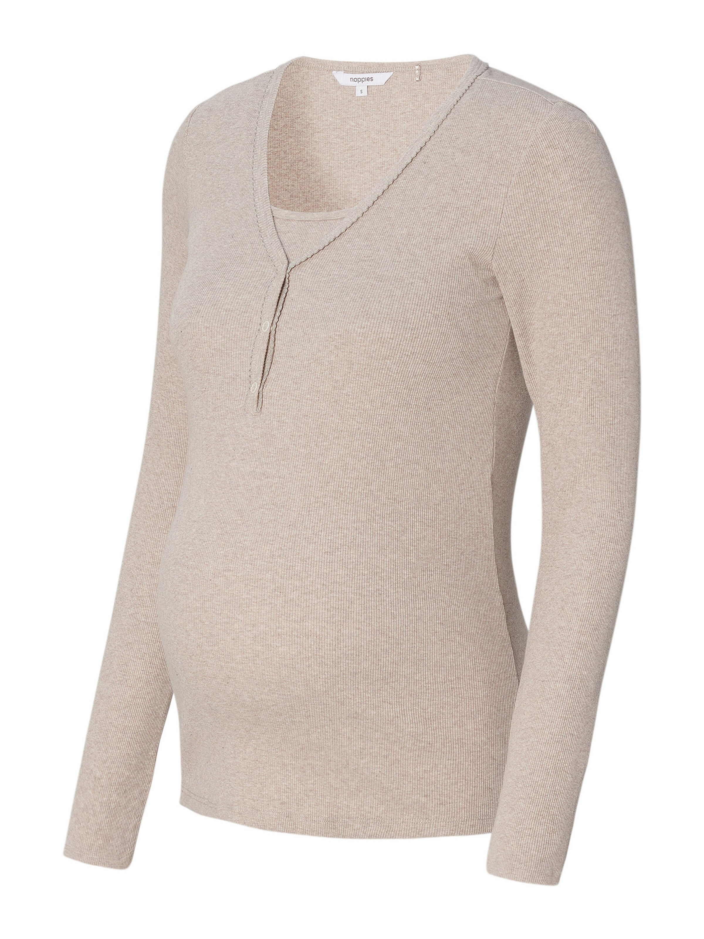 Noppies Slaapshirt 'Amala' in Beige: voorkant