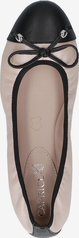 CAPRICE Ballet Flats in Beige