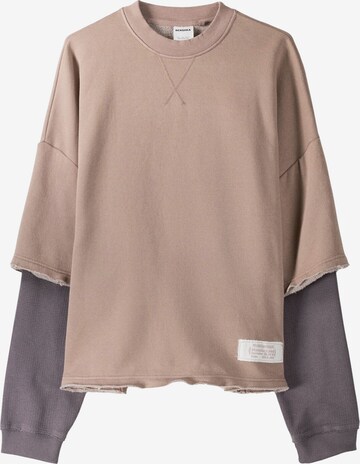 Bershka Sweatshirt in Pink: predná strana