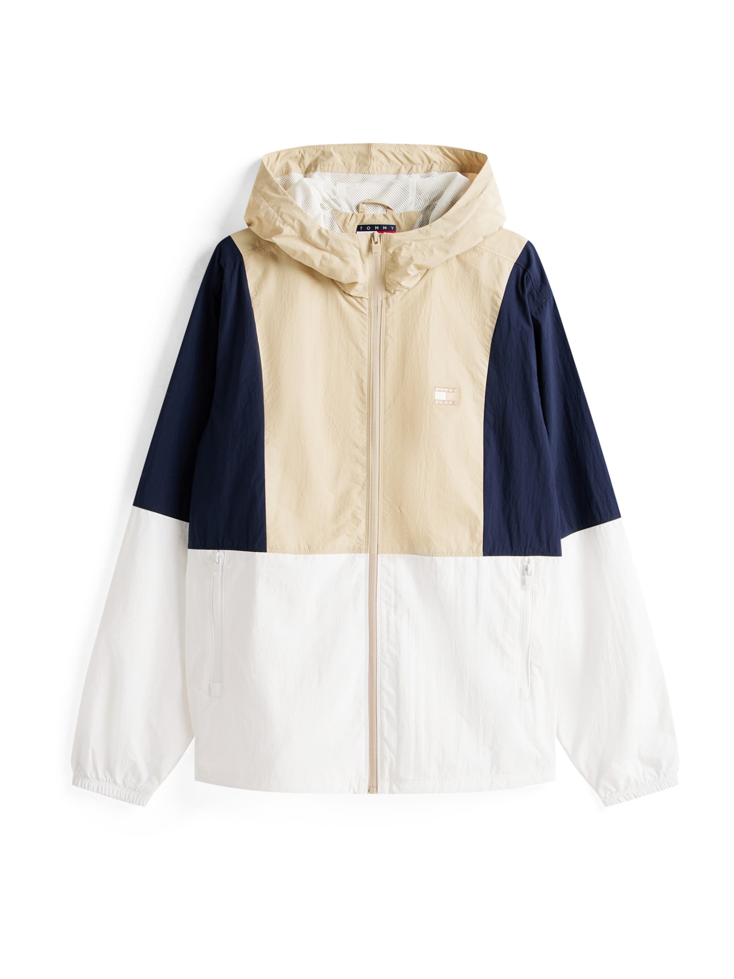 Tommy Jeans Overgangsjakke 'CHICAGO' i hvid: forside