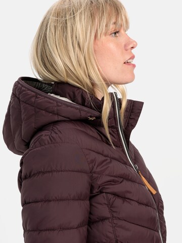 CAMEL ACTIVE Steppjacke aus recyceltem Polyester in Lila