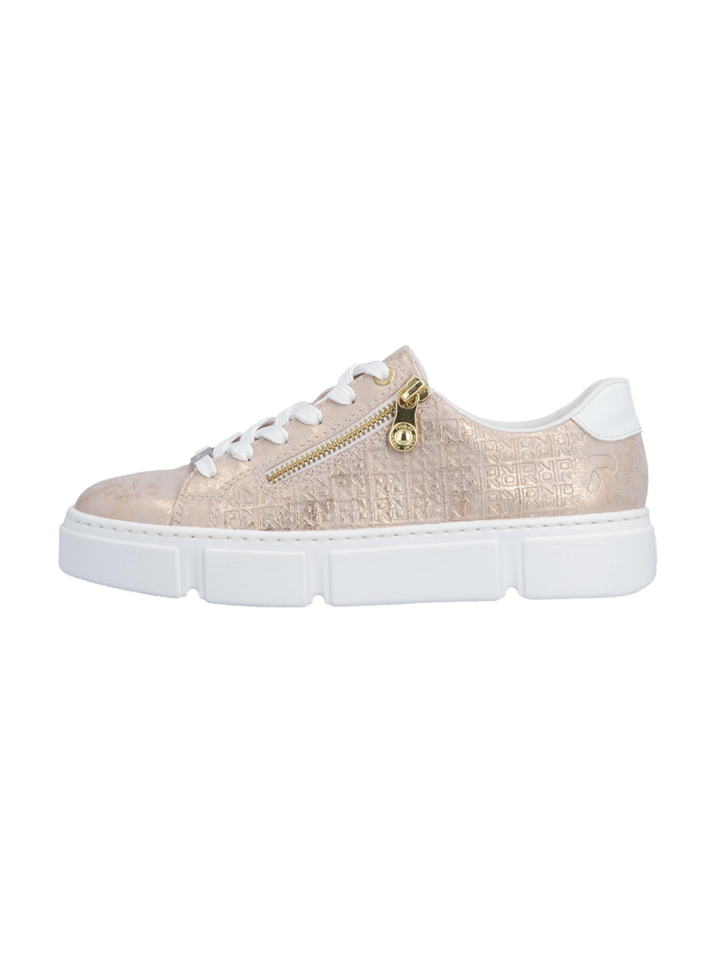 Sneaker low de la Rieker pe auriu