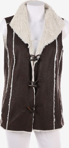 C&A Vest in L in Brown: front