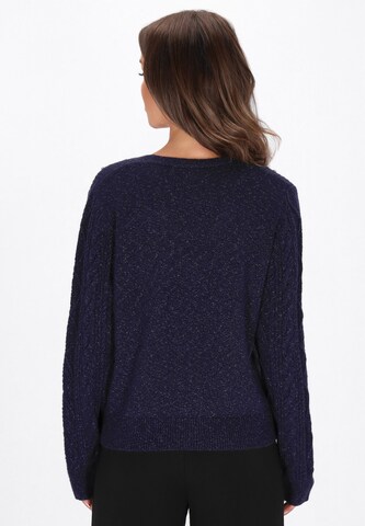 faina - Casaco de malha em azul