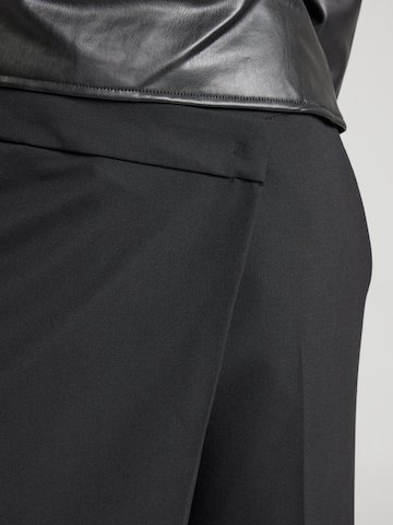 Karl Lagerfeld Wide leg Trousers with creases in Black