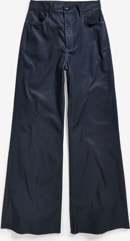 G-Star RAW Wide leg Pants in Blue: front