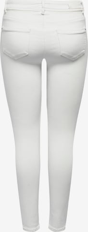 Skinny Jeans 'Wauw' di ONLY in bianco