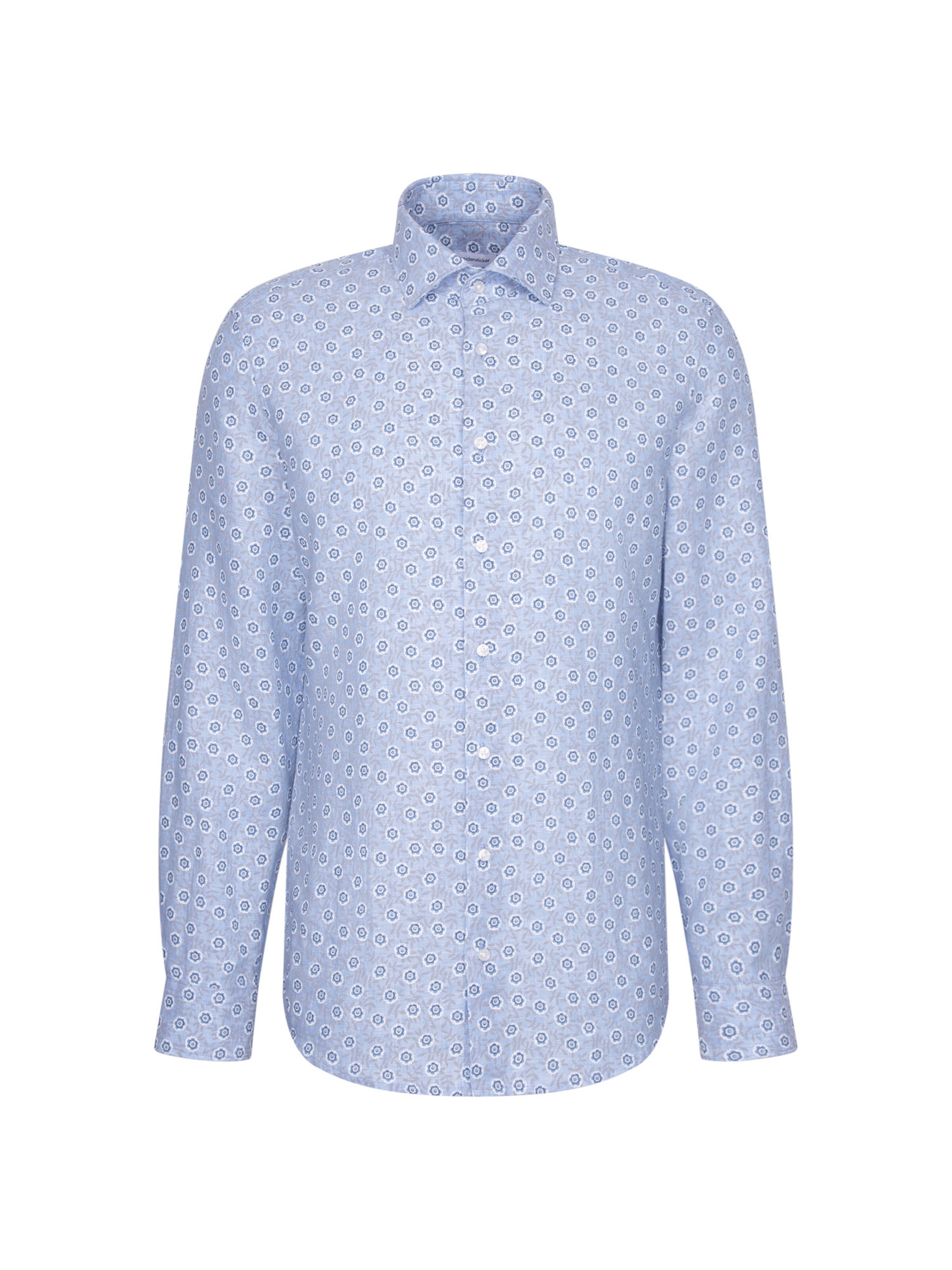 SEIDENSTICKER Button Up Shirt in Blue / Light blue / White, Item view